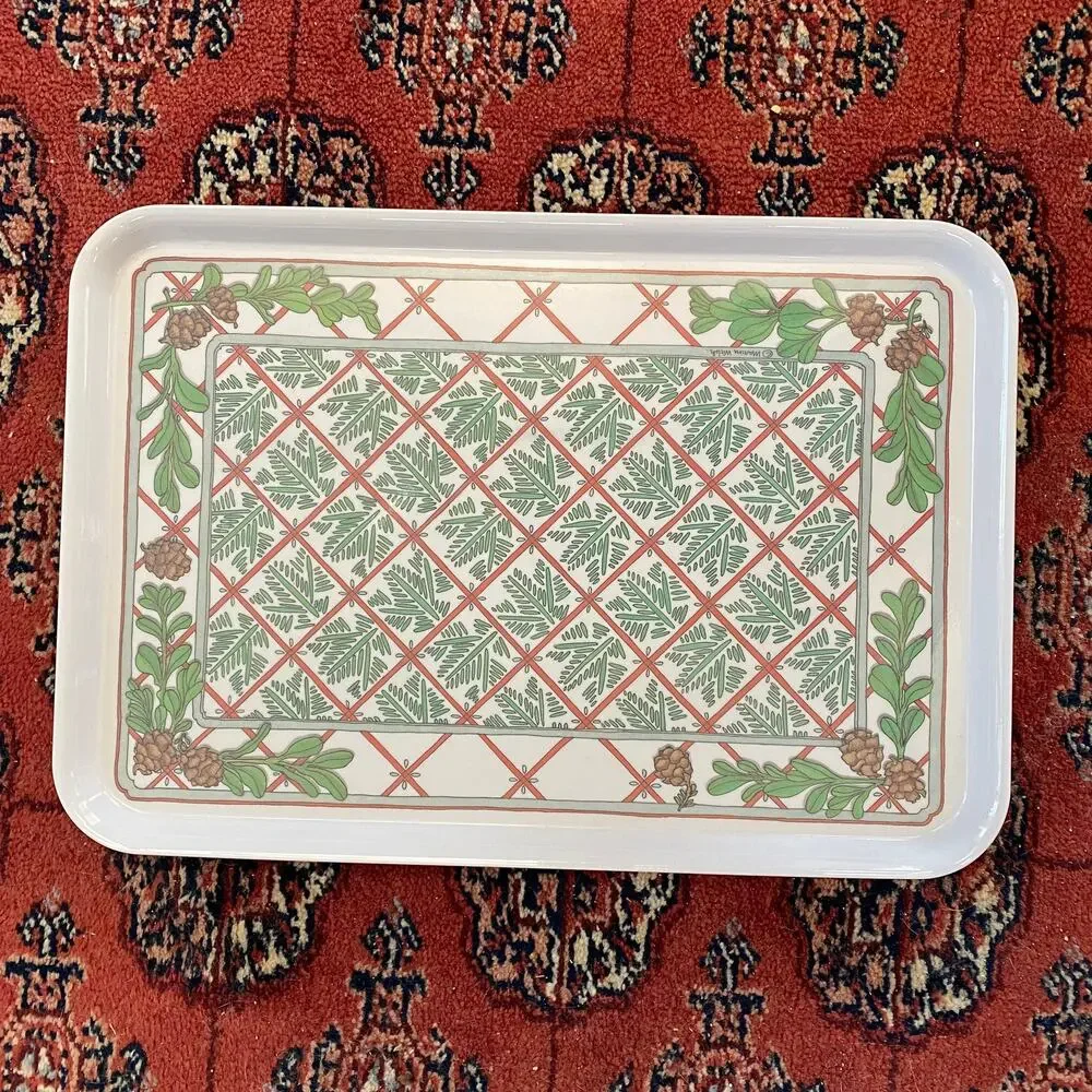 Marion Walsh Melamaster Tray Pine Cone Great‎ Britain 16-3/4